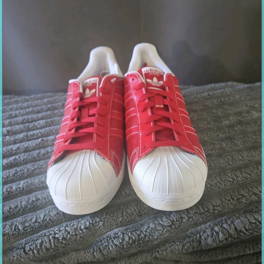 Size 9 - adidas Superstar Scarlet
